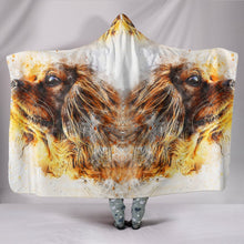 Load image into Gallery viewer, Caveliar King Charles Spaniel Dog Art Print Hooded Blanket-Free Shipping