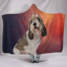 Load image into Gallery viewer, Cute Petit Basset Griffon Vendeen Print Hooded Blanket-Free Shipping