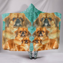Load image into Gallery viewer, Cute Pekingese Dog Print Hooded Blanket-Free Shipping