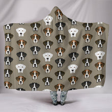 Load image into Gallery viewer, Boxer Dog Pattern Print Hooded Blanket-Free Shipping