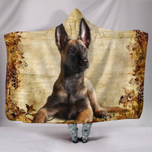 Load image into Gallery viewer, Cute Malinois Dog Print Hooded Blanket-Free Shipping