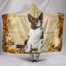 Load image into Gallery viewer, Cute Cardigan Welsh Corgi Print Hooded Blanket-Free Shipping