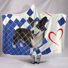 Load image into Gallery viewer, Cardigan Welsh Corgi Print Hooded Blanket-Free Shipping