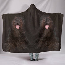 Load image into Gallery viewer, Bouvier des Flandres Dog Print Hooded Blanket-Free Shipping