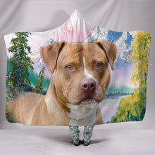 Load image into Gallery viewer, Cute American Staffordshire Terrier Print Hooded Blanket-Free Shipping