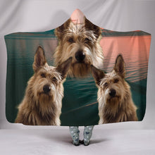 Load image into Gallery viewer, Cute Berger Picard Print Hooded Blanket-Free Shipping