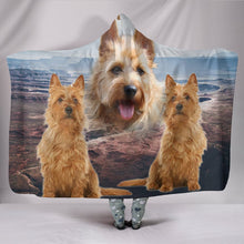 Load image into Gallery viewer, Cute Australian Terrier Print Hooded Blanket-Free Shipping