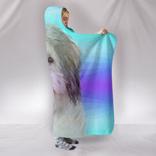 Load image into Gallery viewer, Coton de Tulear Dog Print Hooded Blanket-Free Shipping