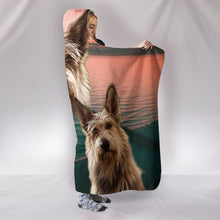 Load image into Gallery viewer, Cute Berger Picard Print Hooded Blanket-Free Shipping