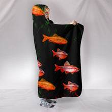 Load image into Gallery viewer, Cherry Barb Fish Print Hooded Blanket-Free Shipping
