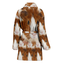 Load image into Gallery viewer, Abyssinian guinea pig Print Women's Bath Robe-Free Shipping