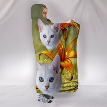Load image into Gallery viewer, Cute Burmilla Cat Print Hooded Blanket-Free Shipping