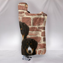 Load image into Gallery viewer, Cute Entlebucher Mountain Dog Print Hooded Blanket-Free Shipping