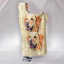 Load image into Gallery viewer, Cute Labrador Retriever Print Hooded Blanket-Free Shipping-Limited Edition