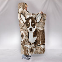 Load image into Gallery viewer, Cute Chihuahua Print Hooded Blanket-Free Shipping