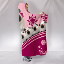 Load image into Gallery viewer, Cute Himalayan guinea pig Print Hooded Blanket-Free Shipping