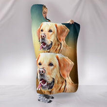 Load image into Gallery viewer, Cute Labrador Retriever Print Hooded Blanket-Free Shipping