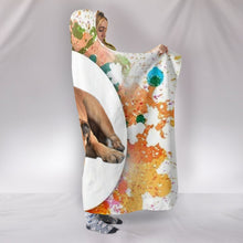 Load image into Gallery viewer, Colorful Bullmastiff Dog Print Hooded Blanket-Free Shipping
