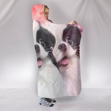 Load image into Gallery viewer, Cute Japanese Chin Dog Print Hooded Blanket-Free Shipping