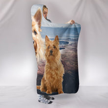 Load image into Gallery viewer, Cute Australian Terrier Print Hooded Blanket-Free Shipping