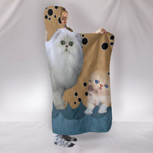 Load image into Gallery viewer, Cute Persian cat Hooded Blanket-Free Shipping
