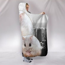 Load image into Gallery viewer, Cute Chinese Hamster Print Hooded Blanket-Free Shipping