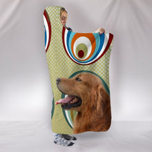 Load image into Gallery viewer, Cute Golden Retriever Print Hooded Blanket-Free Shipping