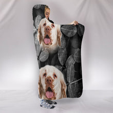 Load image into Gallery viewer, Cute Clumber Spaniel Print Hooded Blanket-Free Shipping