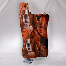 Load image into Gallery viewer, Cute Irish Red and White Setter Print Hooded Blanket-Free Shipping