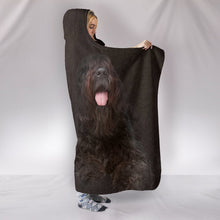 Load image into Gallery viewer, Bouvier des Flandres Dog Print Hooded Blanket-Free Shipping