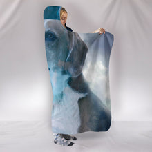 Load image into Gallery viewer, Cute English Foxhound Print Hooded Blanket-Free Shipping