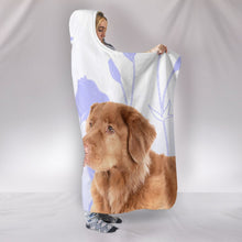 Load image into Gallery viewer, Cute Nova Scotia Duck Tolling Retriever Print Hooded Blanket-Free Shipping