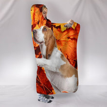Load image into Gallery viewer, Cute Basset Hound Print Hooded Blanket-Free Shipping