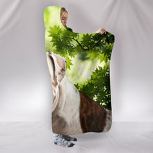 Load image into Gallery viewer, Cute American Bulldog Print Hooded Blanket-Free Shipping