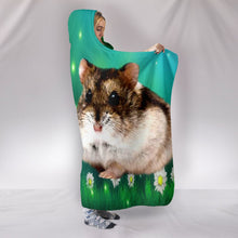 Load image into Gallery viewer, Campbell Dwarf Hamster Print Hooded Blanket-Free Shipping
