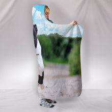 Load image into Gallery viewer, Cute Boston Terrier Print Hooded Blanket-Free Shipping
