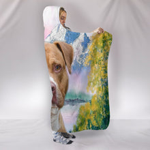 Load image into Gallery viewer, Cute American Staffordshire Terrier Print Hooded Blanket-Free Shipping