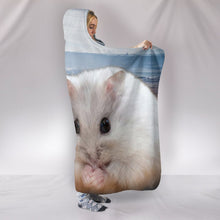 Load image into Gallery viewer, Chinese Hamster Print Hooded Blanket-Free Shipping