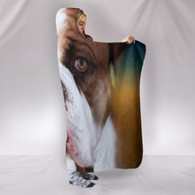 Load image into Gallery viewer, Bulldog Print Hooded Blanket-Free Shipping