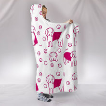 Load image into Gallery viewer, Cute Beagle dog Patterns Print Hooded Blanket-Free Shipping
