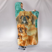 Load image into Gallery viewer, Cute Pekingese Dog Print Hooded Blanket-Free Shipping