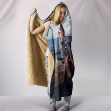 Load image into Gallery viewer, Cute Miniature Pinscher Print Hooded Blanket-Free Shipping