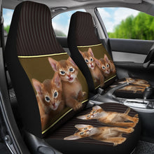 Load image into Gallery viewer, Abyssinian cat Print Car Seat Covers-Free Shipping