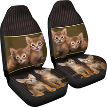 Load image into Gallery viewer, Abyssinian cat Print Car Seat Covers-Free Shipping