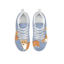 Load image into Gallery viewer, Cute Pembroke Welsh Corgi Print Running Shoes For Women-Free Shipping-For 24 Hours Only